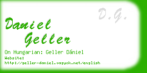 daniel geller business card